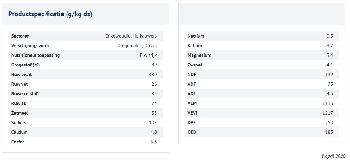Afbeelding - Soyaschroot 44/7 - AgroNoord